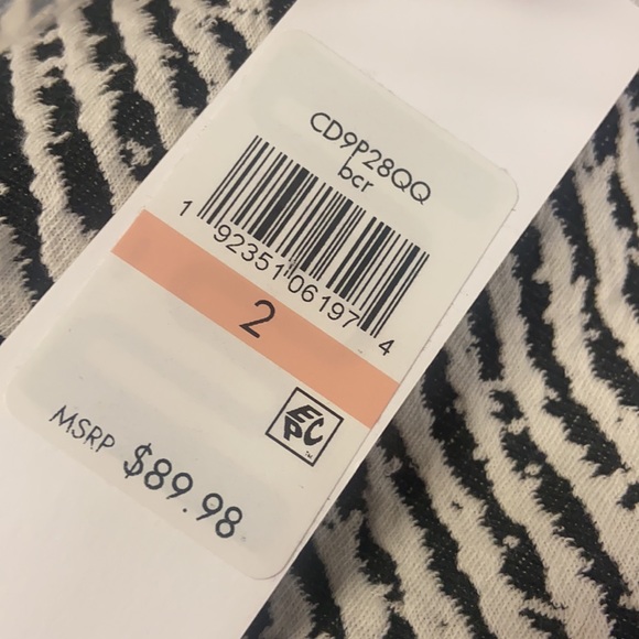 Calvin Klein Jacquard Ponté-Knit Sheath Dress 2 NEW WITH TAGS - Picture 9 of 11